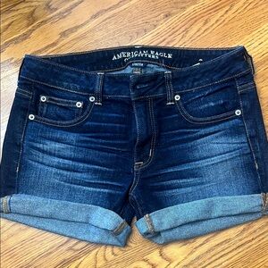 American Eagle Outfitters Dark Blue Jean Shorts